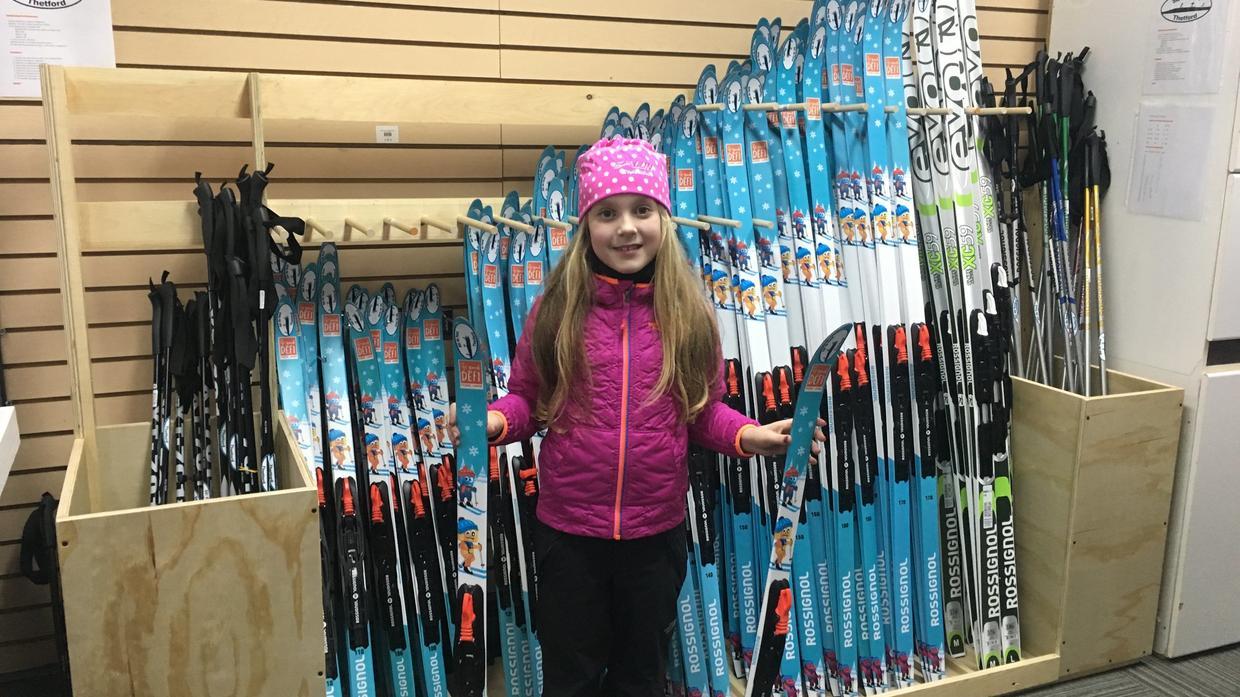 Ensemble ski de top fond junior
