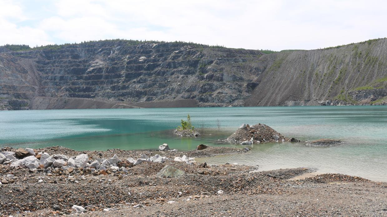 Visite minière - Mine BC - Lac turquoise